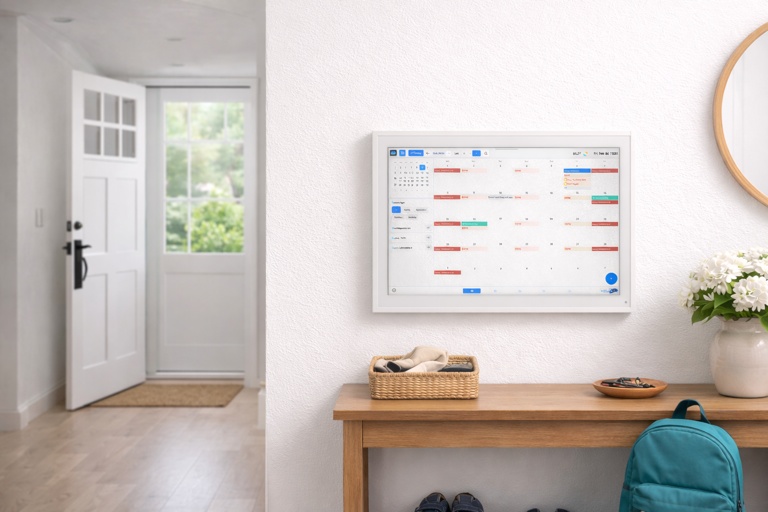 Snugee Family Calendar Display 15.6″ Touchscreen